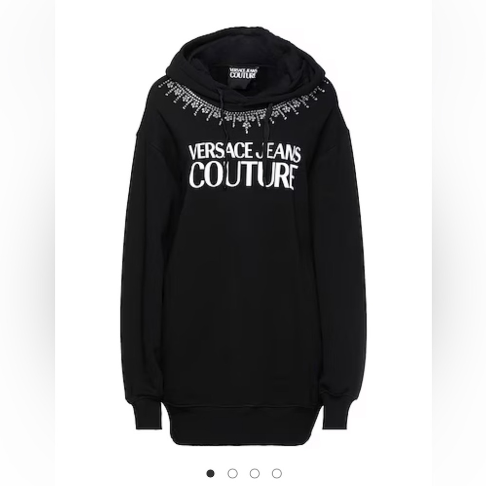 Versace Jeans Couture Hoodie  - Cotton Fleece Large Black